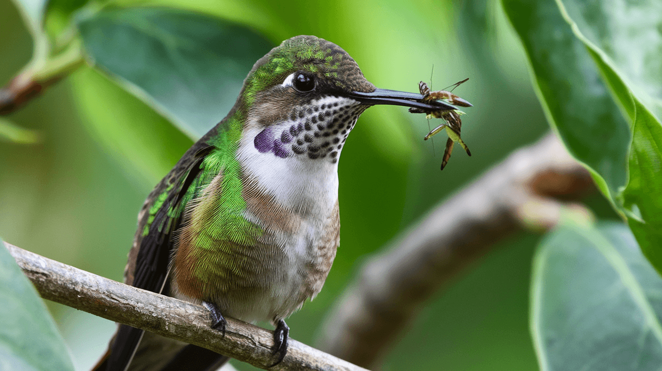 A complete guide on how to feed insects to hummingbirds